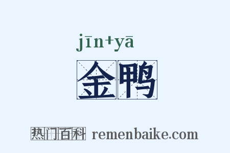 金鸭是什么意思的图片